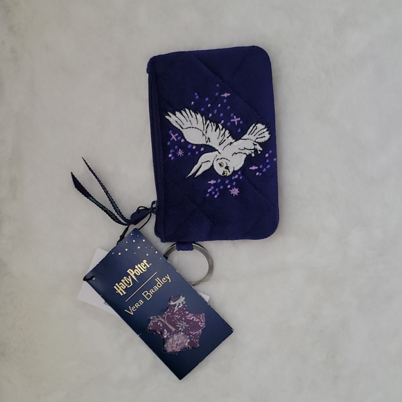 Vera Bradley Harry Potter Zip ID Case Forbidden Forest - Picture 2 of 8